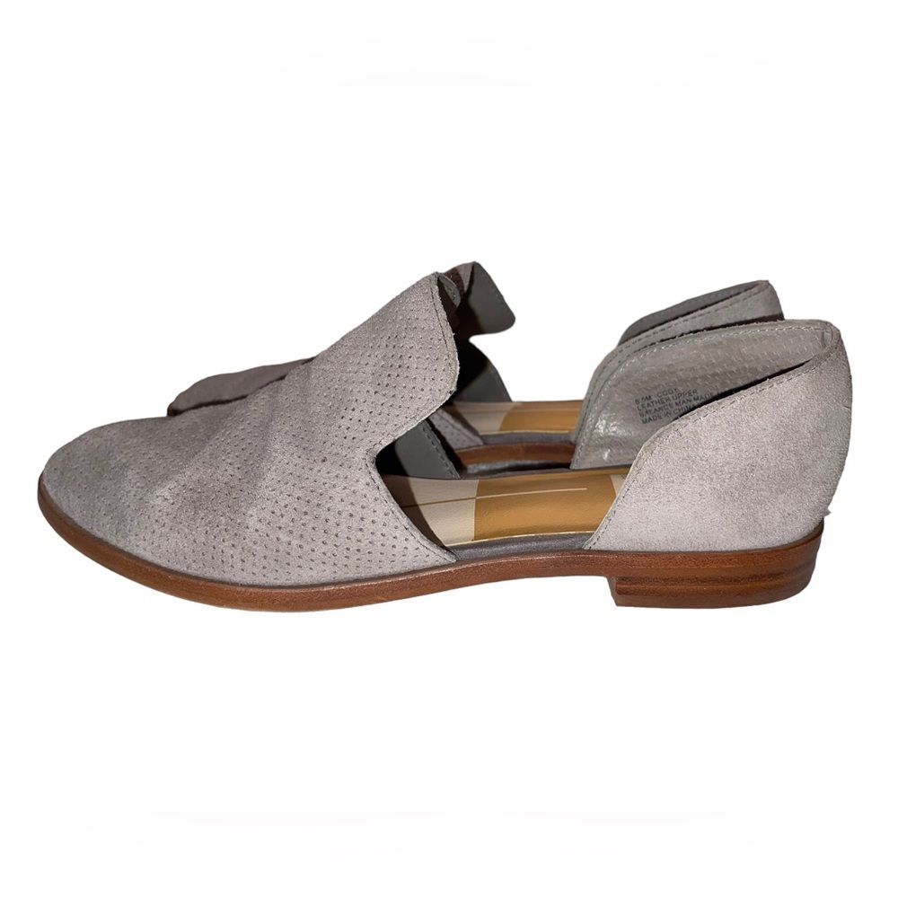 Dolce Vita - size 6.5m - grey summer suede flats